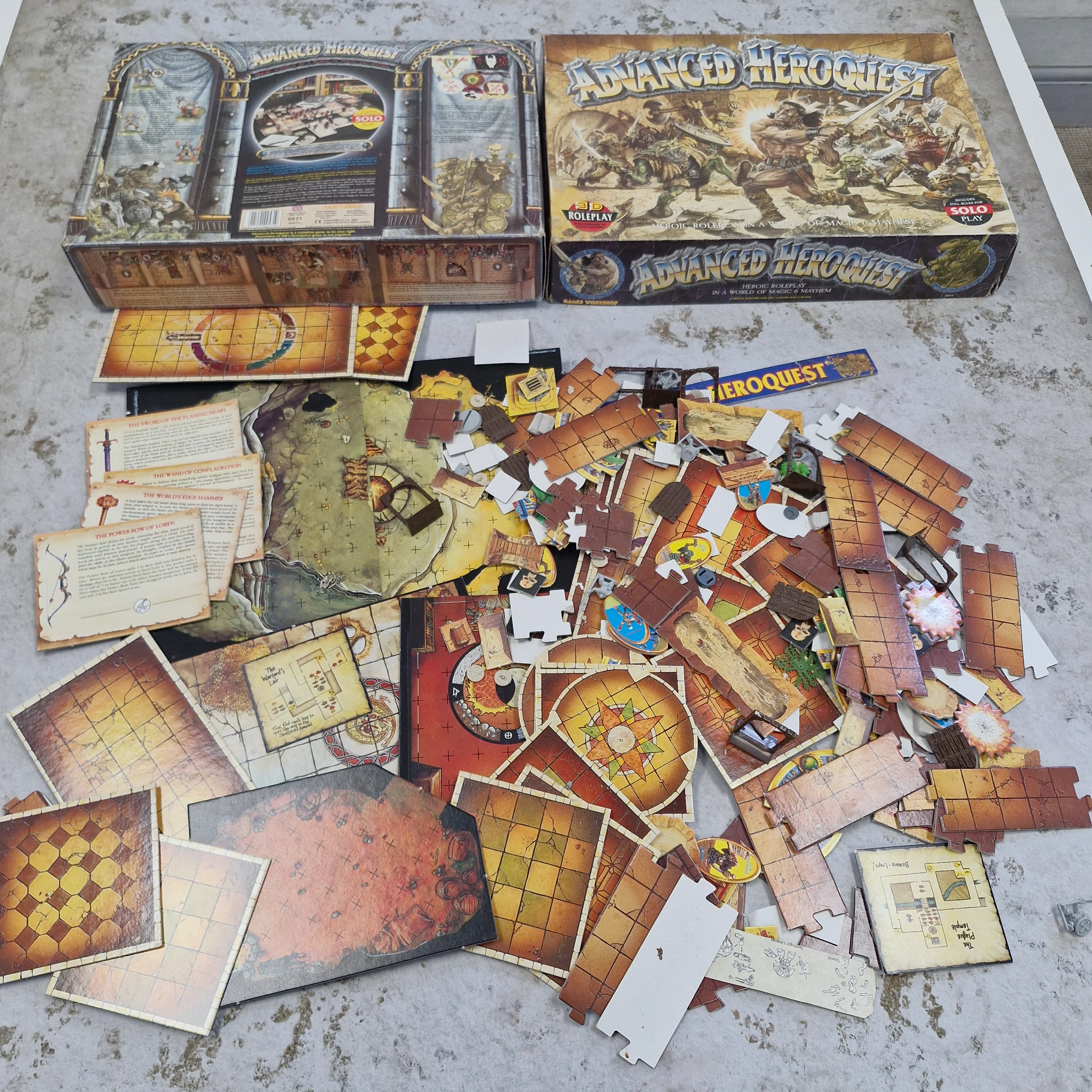 Advanced Heroquest - Dungeon Tiles only AY206