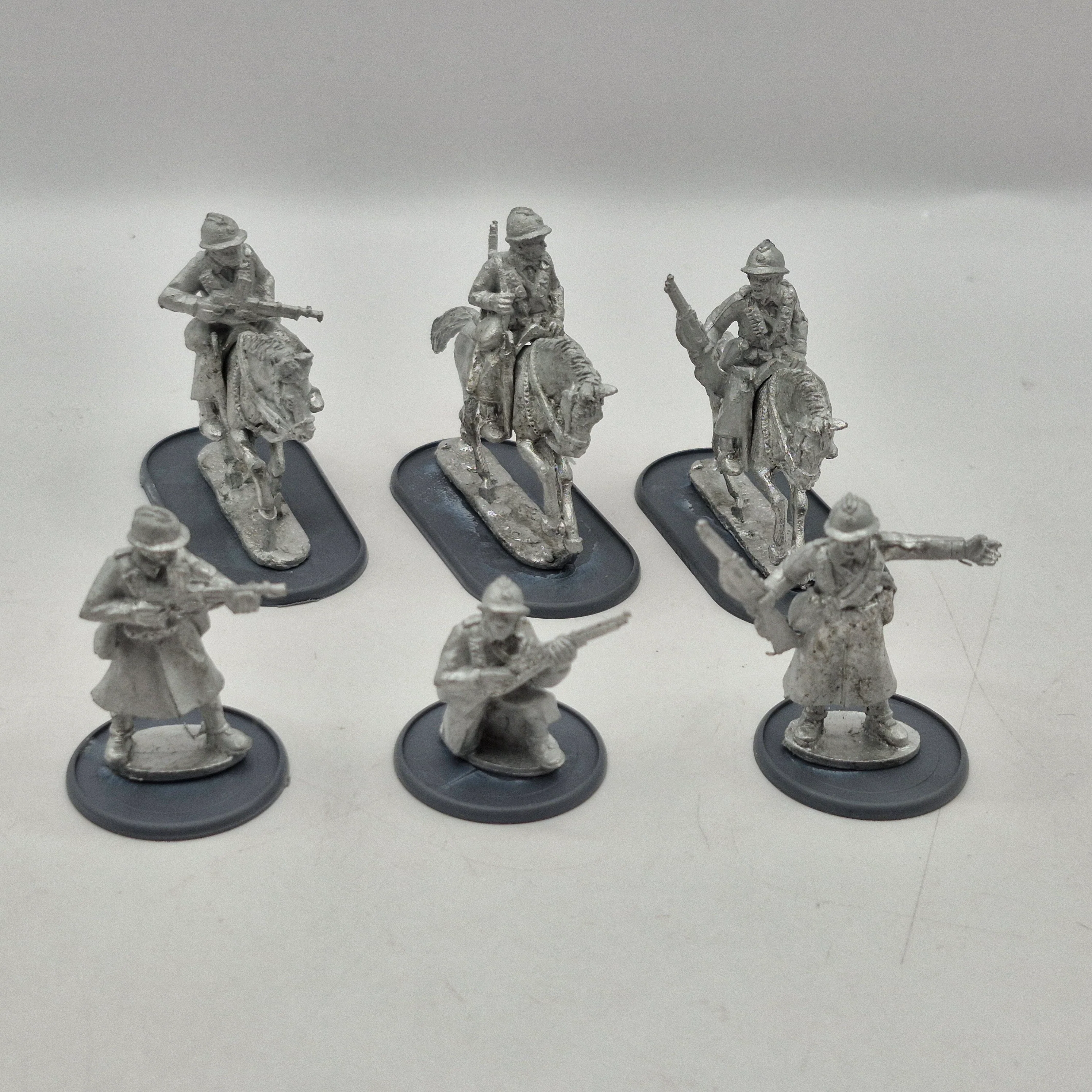 Bolt Action French Cavalry including dismounts - Metal BH088