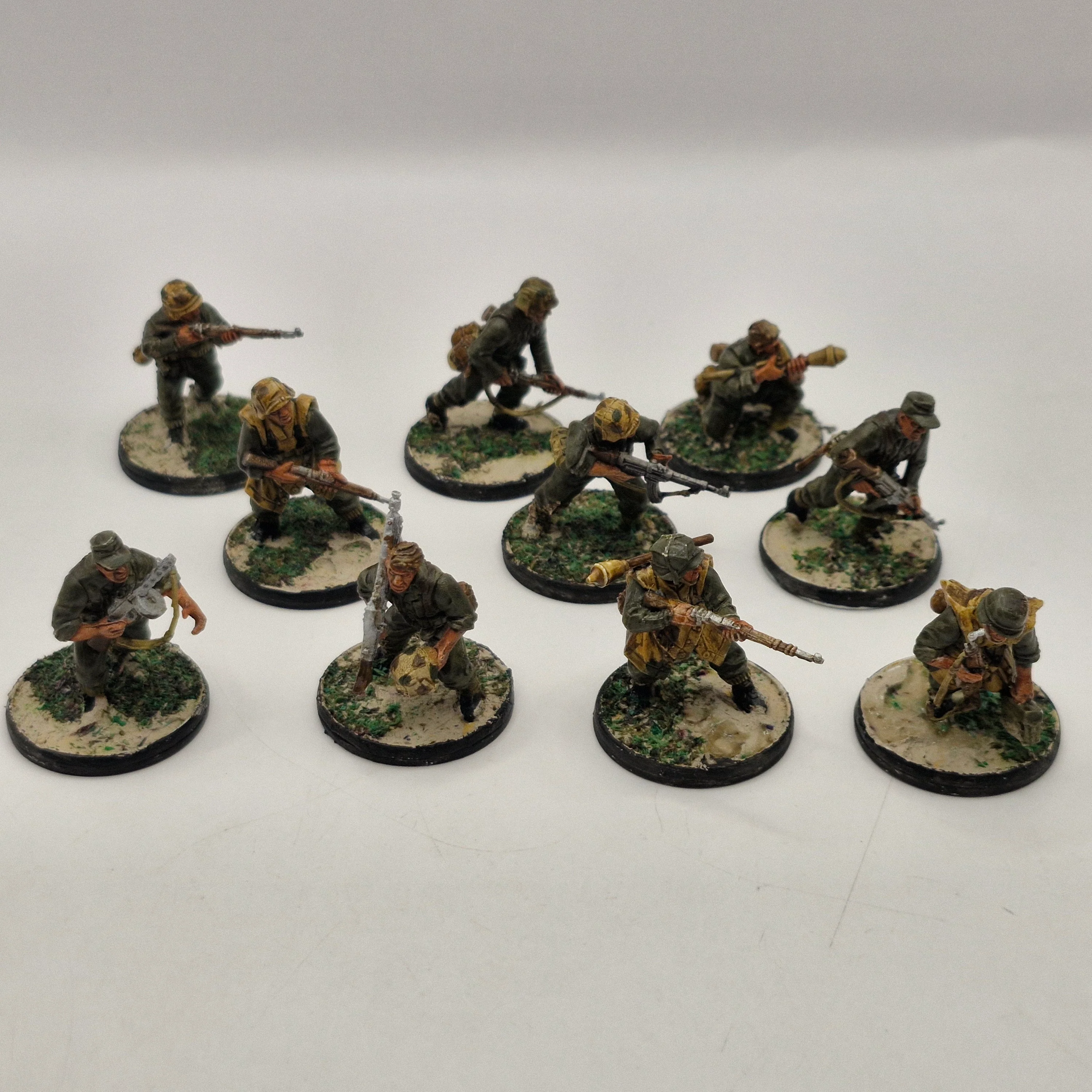 Bolt Action German Infantry Squad - Painted BJ103