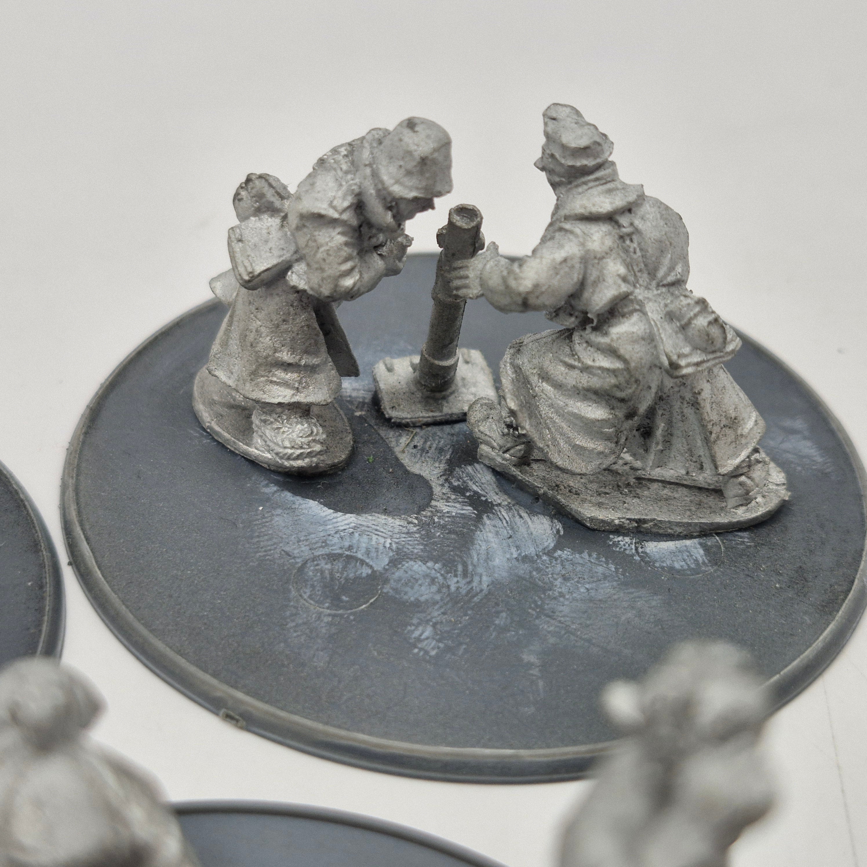 Bolt Action German Winter Medium Mortar Teams x3 AT206 - Image 4