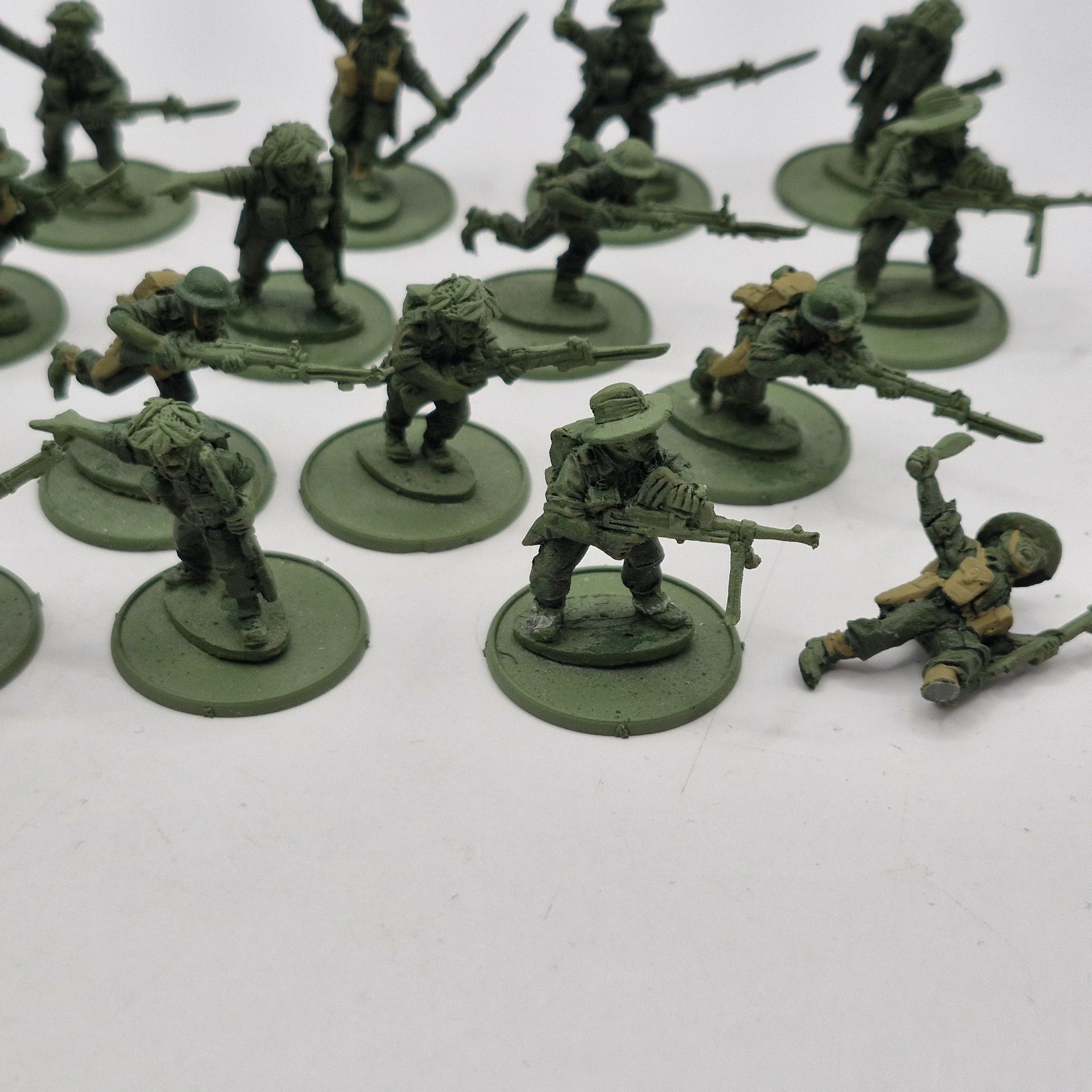 Bolt Action Gurkha Sections x2 - 20 models - Resin AI228 - Image 4