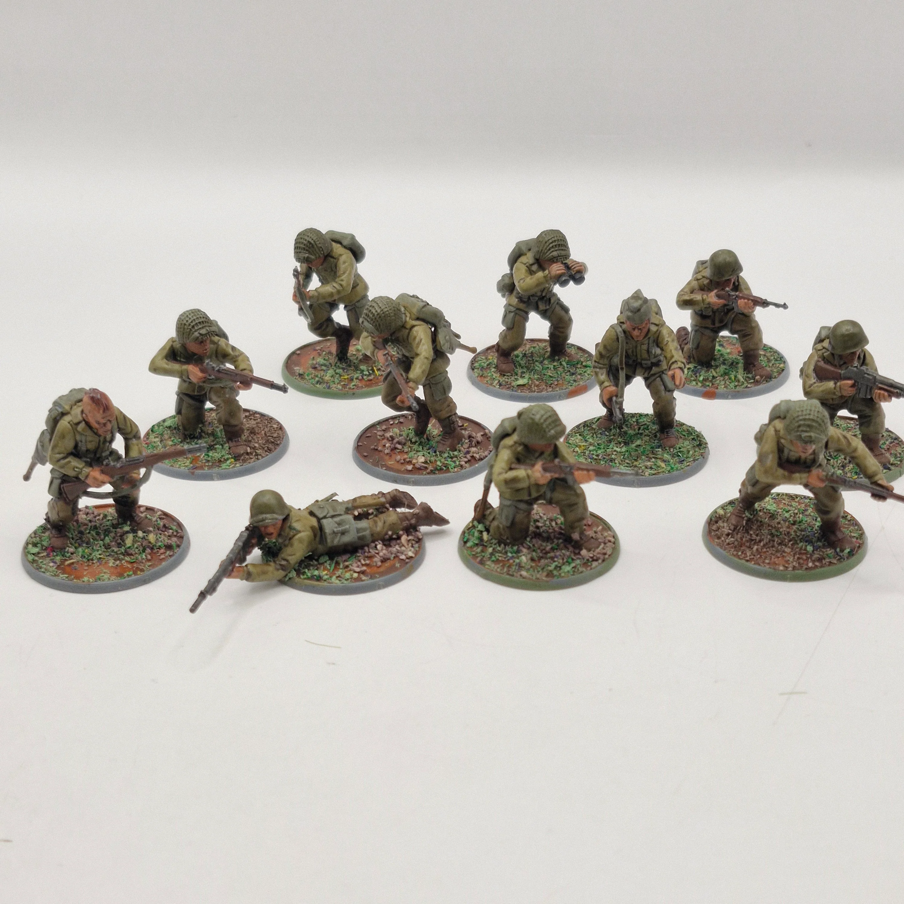 Bolt Action US Infantry Squad - Painted AZ196