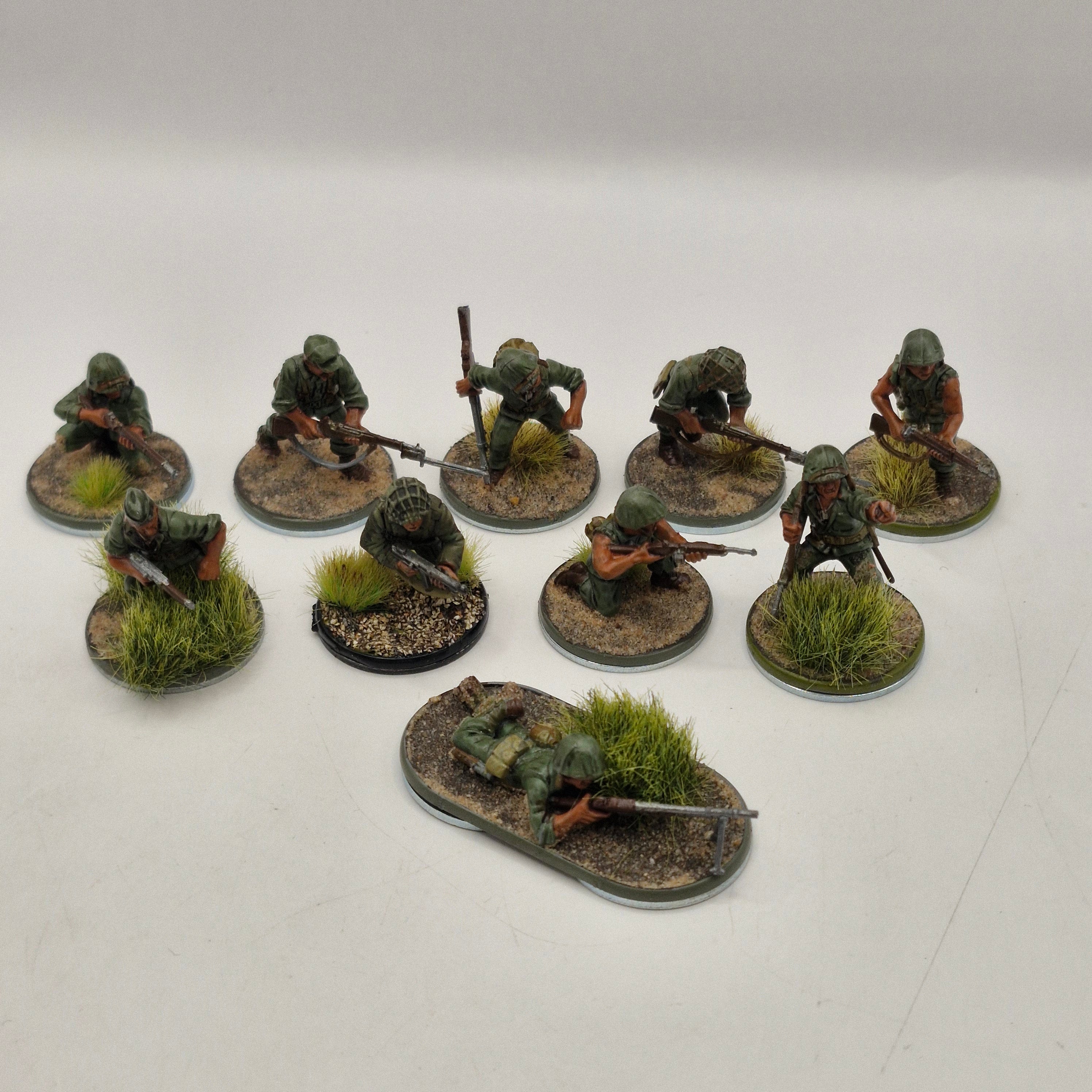 Bolt Action US Marines Squad - Painted AJ057