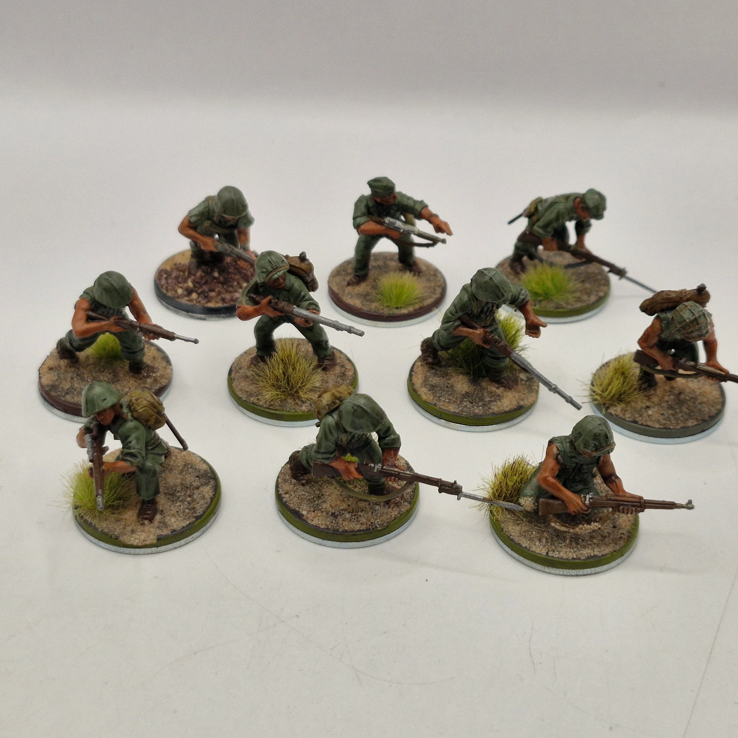 Bolt Action US Marines Squad - Painted BC058