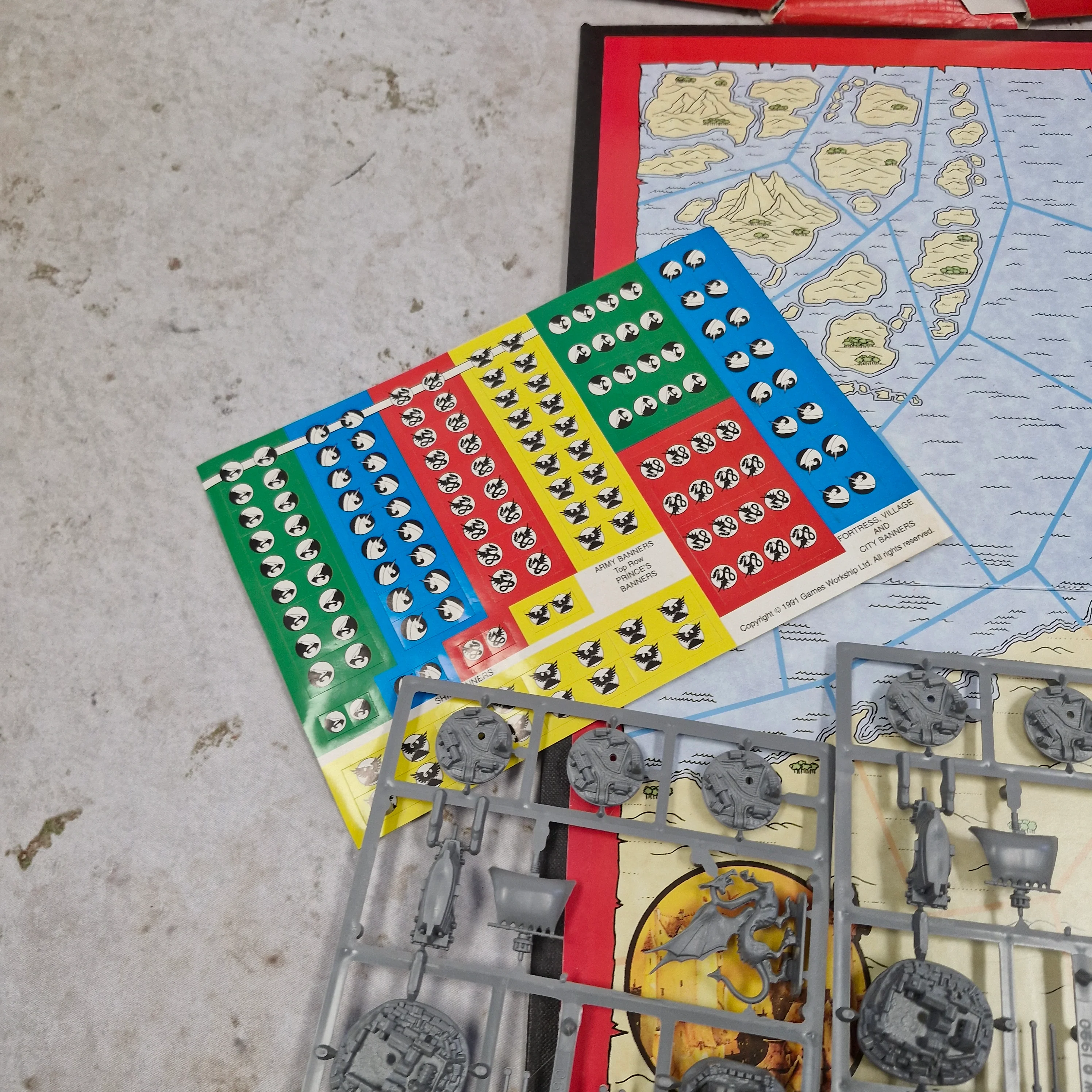 Dragon-Masters Board Game - Games Workshop 1991 - missing rulebook AY204 - Image 6