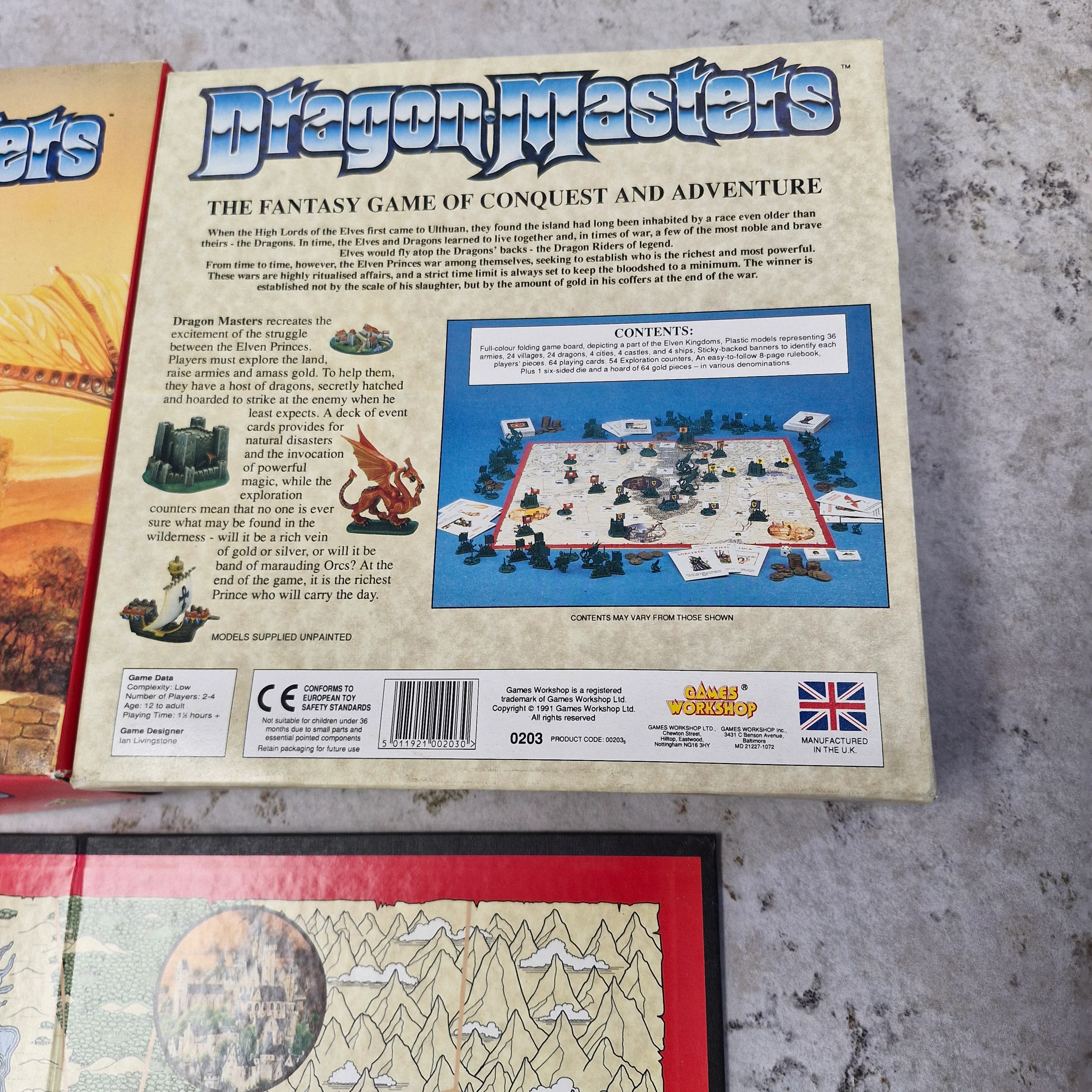 Dragon-Masters Board Game - Games Workshop 1991 - missing rulebook AY204 - Image 7