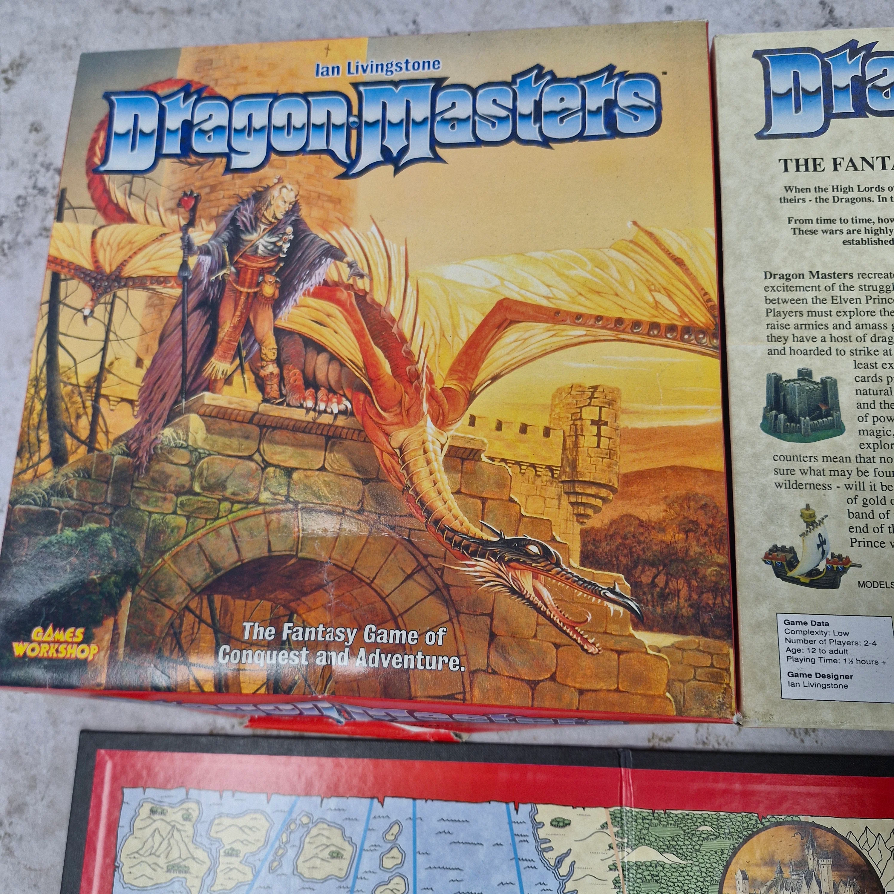 Dragon-Masters Board Game - Games Workshop 1991 - missing rulebook AY204 - Image 8