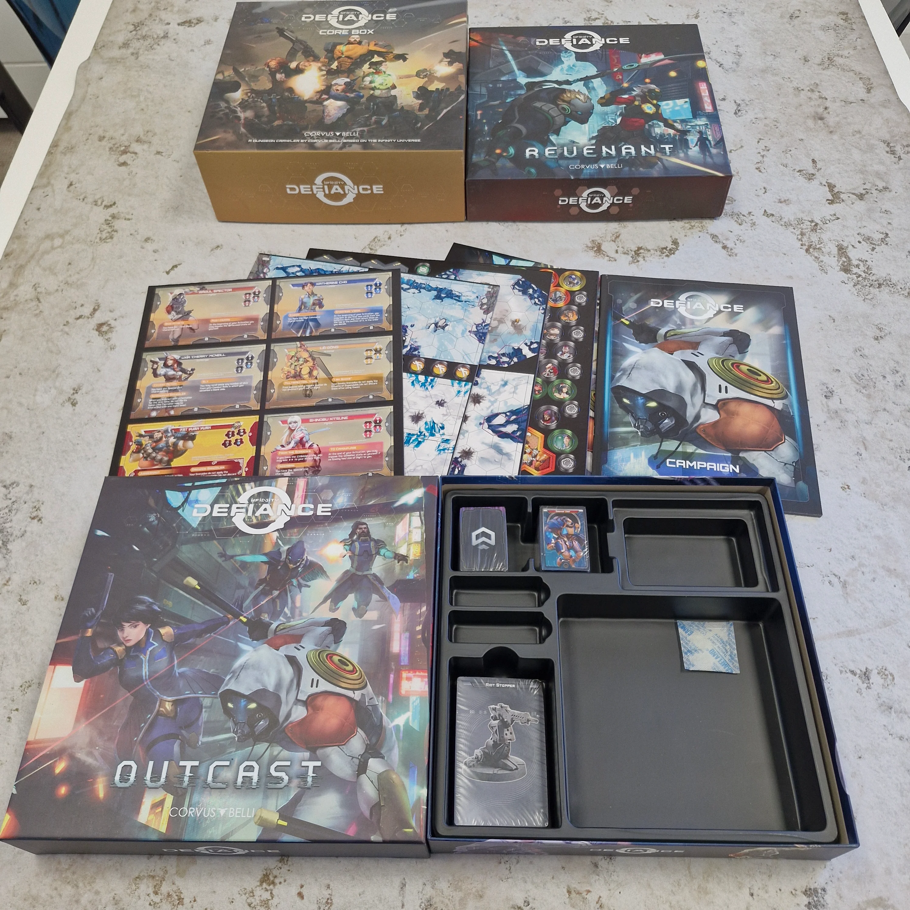 Infinity Defiance Core Box with Revenant and Outcast - No Miniatures  AV101 - Image 3