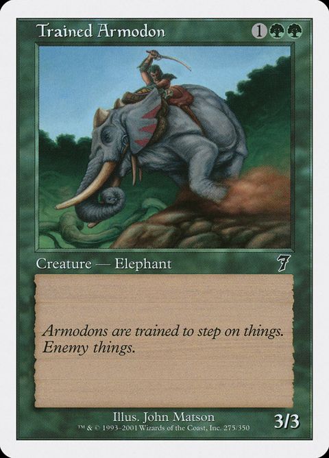 Trained Armodon (275)