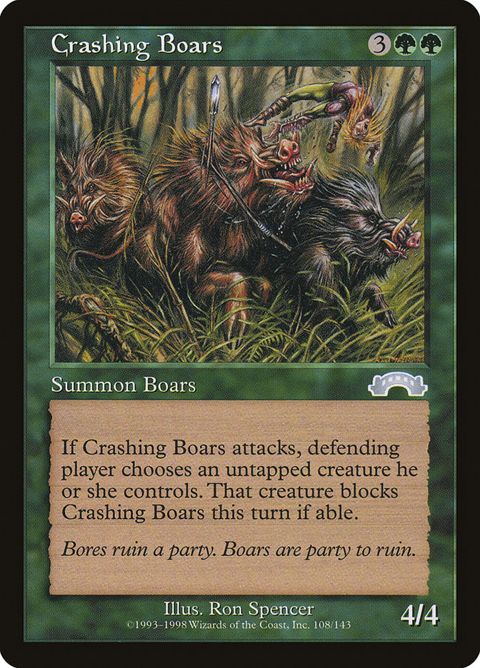 Crashing Boars (108)
