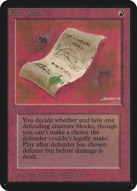 False Orders (147)
