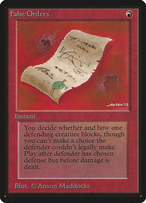 False Orders (148)