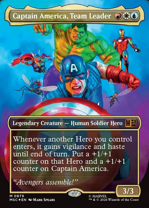 Captain America, Team Leader (879) - Surge-Foil