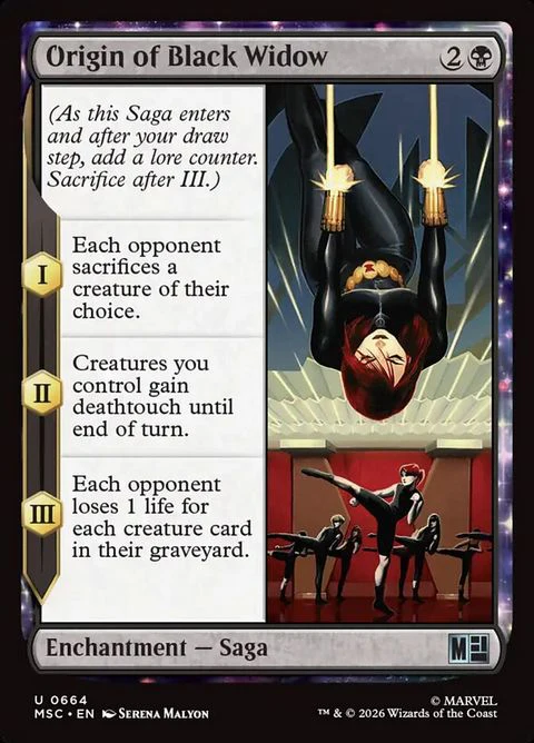 Origin of Black Widow (664)