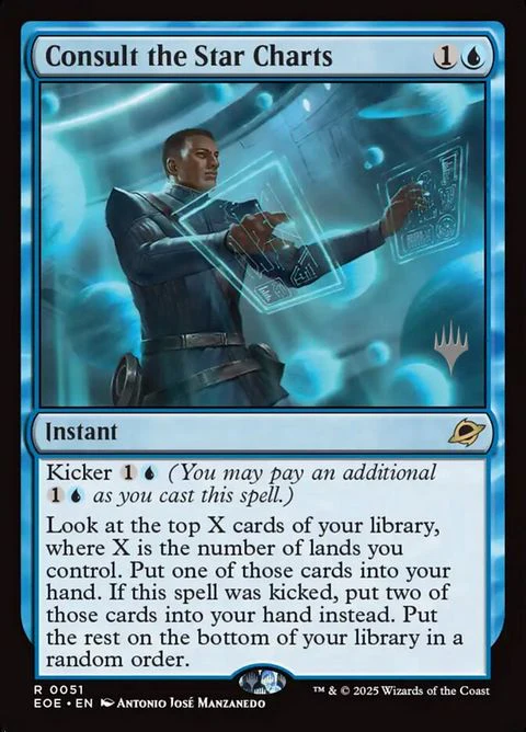 Consult the Star Charts (51p) - Planeswalker Stamped