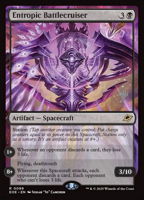 Entropic Battlecruiser (99p) - Planeswalker Stamped