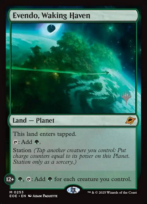 Evendo, Waking Haven (253p) - Planeswalker Stamped