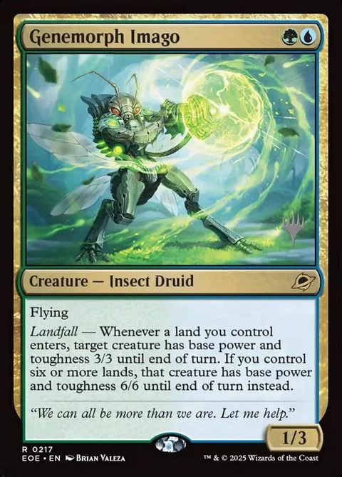 Genemorph Imago (217p) - Planeswalker Stamped