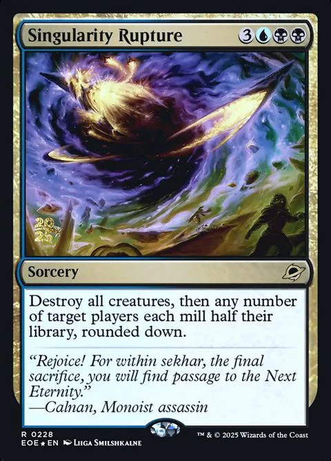 Singularity Rupture (228s) - Date Stamped