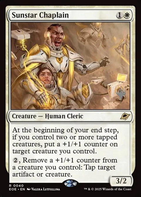 Sunstar Chaplain (40p) - Planeswalker Stamped
