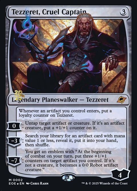Tezzeret, Cruel Captain (2s) - Date Stamped