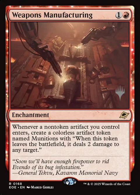 Weapons Manufacturing (168p) - Planeswalker Stamped