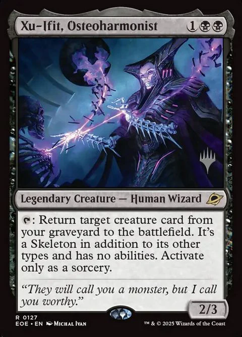 Xu-Ifit, Osteoharmonist (127p) - Planeswalker Stamped