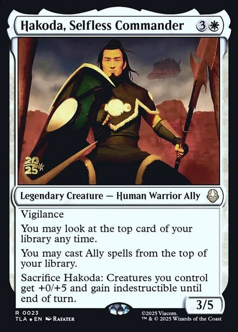 Hakoda, Selfless Commander (23s) - Date Stamped