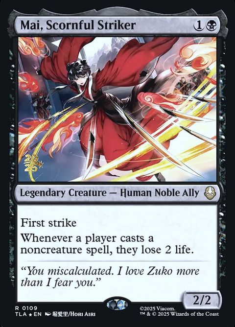 Mai, Scornful Striker (109s) - Date Stamped