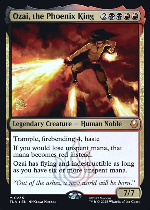 Ozai, the Phoenix King (235s) - Date Stamped