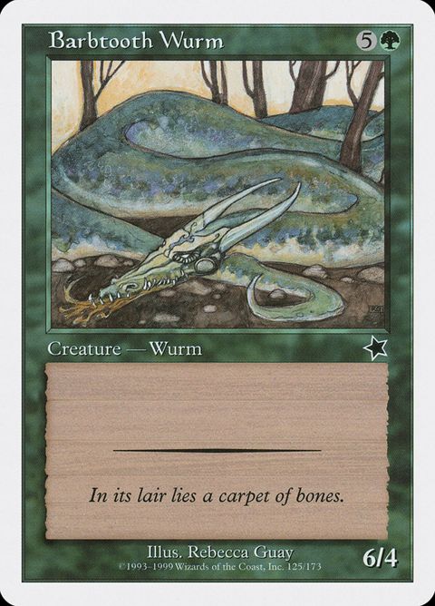 Barbtooth Wurm (125)