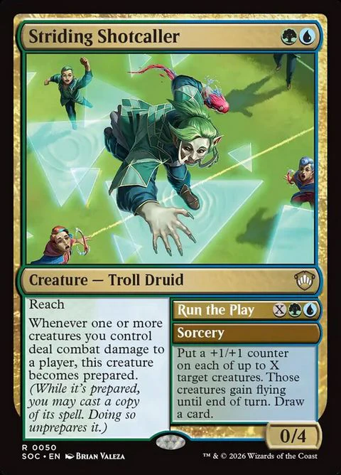 Striding Shotcaller // Run the Play (50)