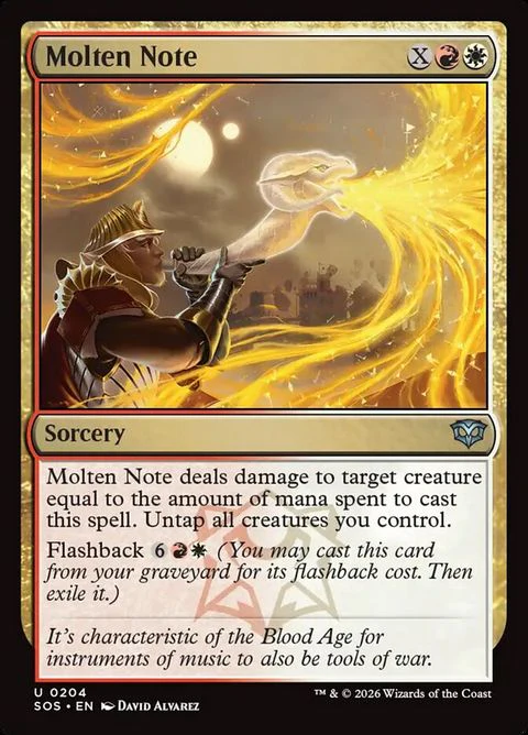 Molten Note (204)