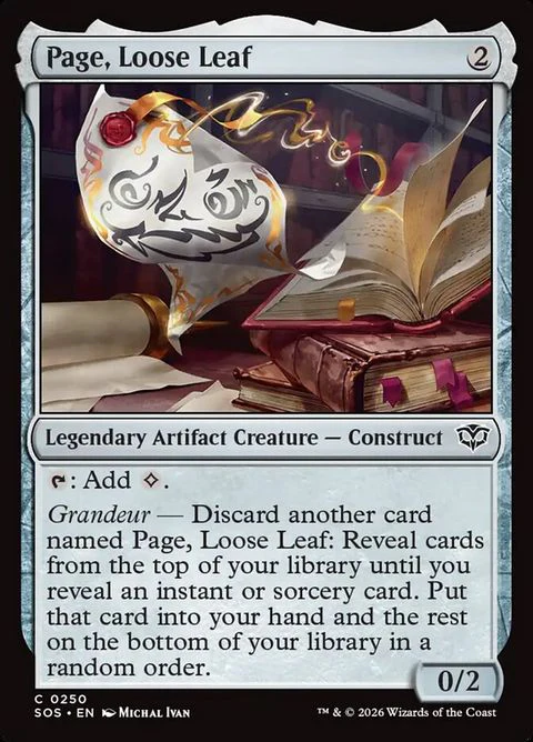 Page, Loose Leaf (250)