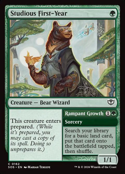 Studious First-Year // Rampant Growth (162)