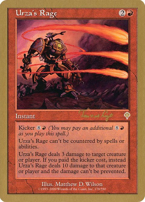 Urza's Rage (tvdl178)