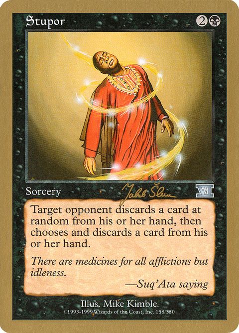 Stupor (js158)
