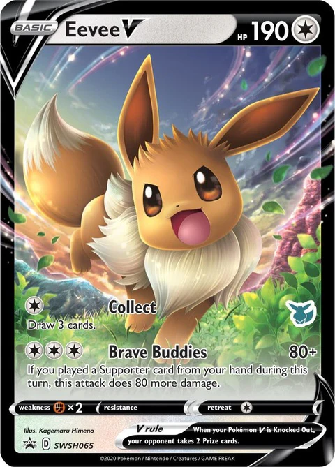 Eevee V - Eevee Stamped (SWSH065)
