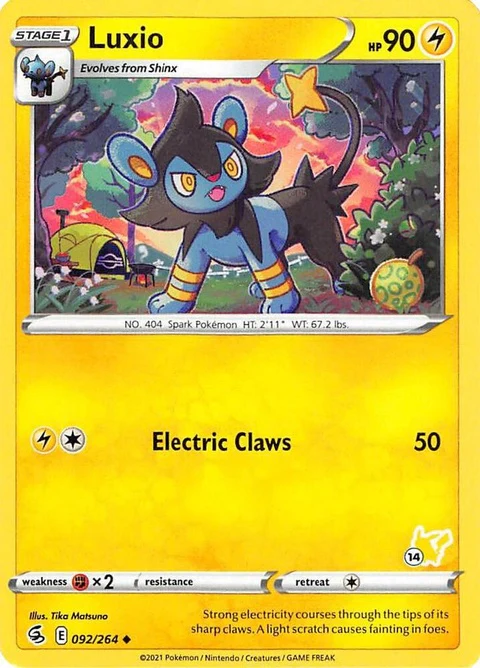Luxio - #14 Pikachu Stamped (92)
