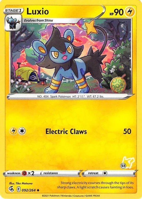 Luxio - #53 Pikachu Stamped (92)