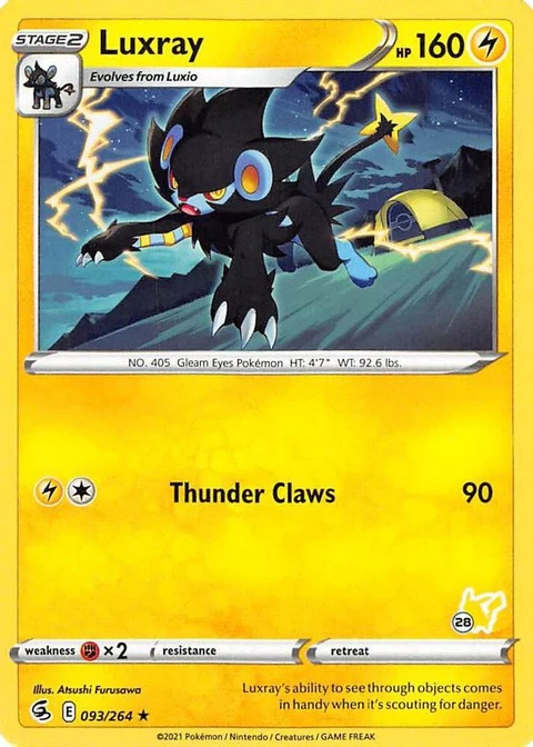 Luxray - #28 Pikachu Stamped (93)