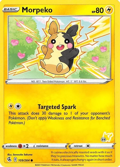 Morpeko - #23 Pikachu Stamped (109)