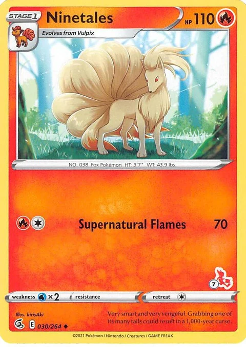 Ninetales - #7 Cinderace Stamped (30)