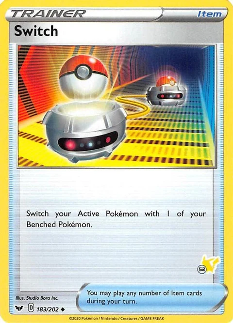 Switch - #52 Pikachu Stamped (183)
