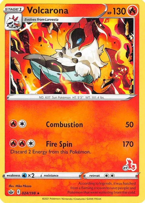 Volcarona - #27 Cinderace Stamped (24)