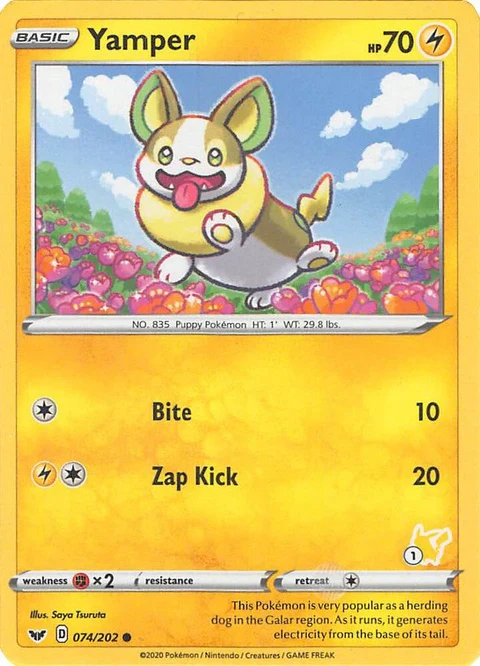 Yamper - #1 Pikachu Stamped (74)