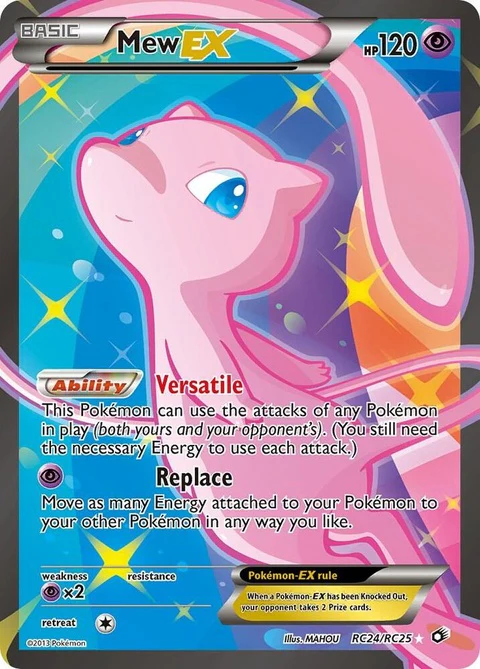Mew Ex - Full Art (RC24/RC25)