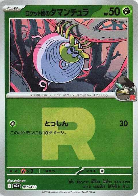 Team Rocket's Tarountula - Team Rocket Pattern (15)