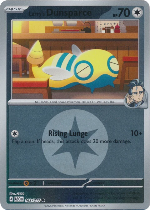 Larry's Dunsparce - Energy Symbol Pattern (163)