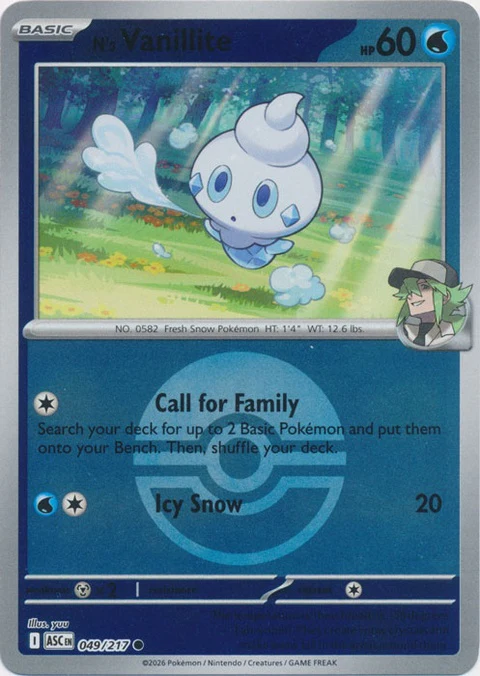 N's Vanillite - Poke Ball (49)